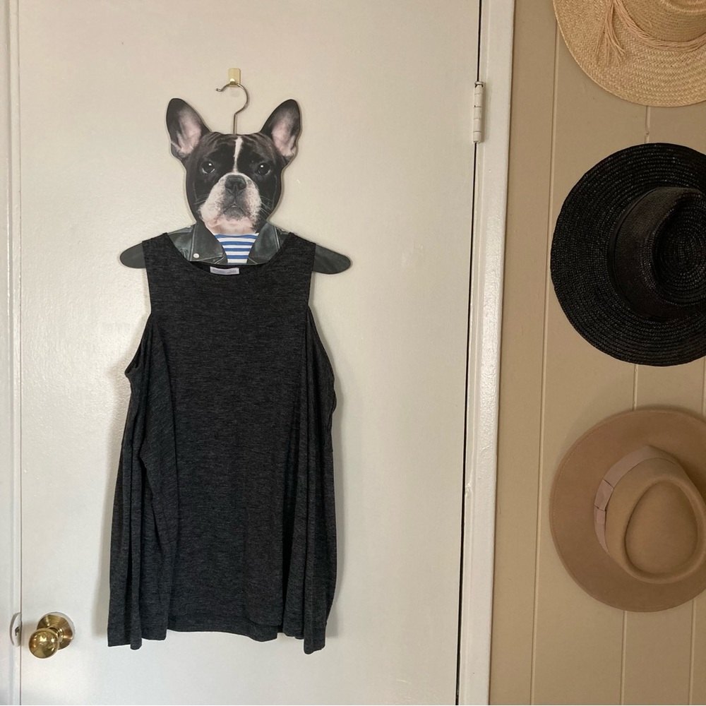 Zara cold shoulder top